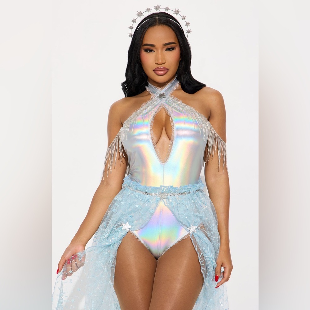 NWT Fashion Nova Constellation Nymph Fairy Costume size M Halloween Full Set